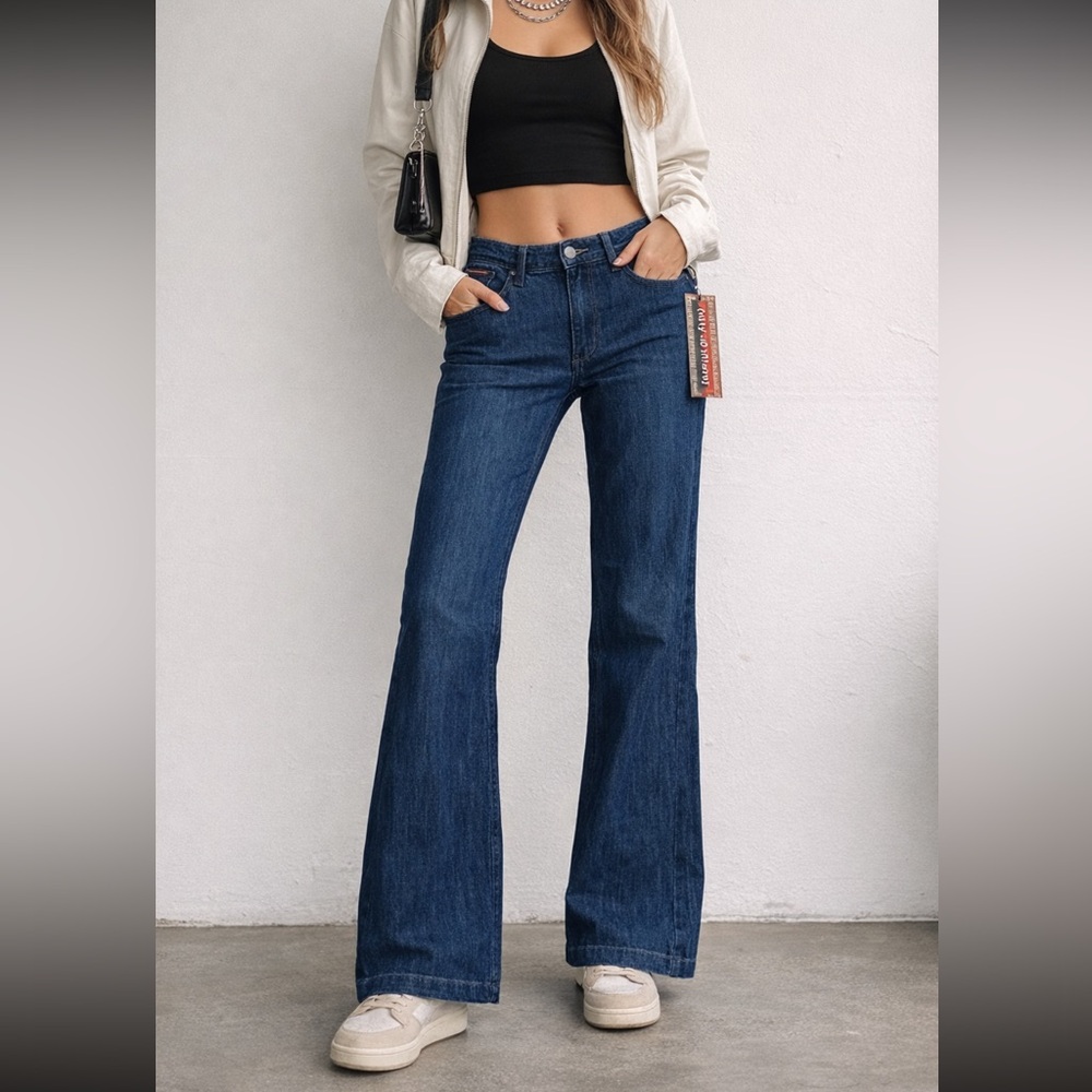 City Of Others Wide Leg Jeans Women’s Size 31 NWT High Rise Denim Pants